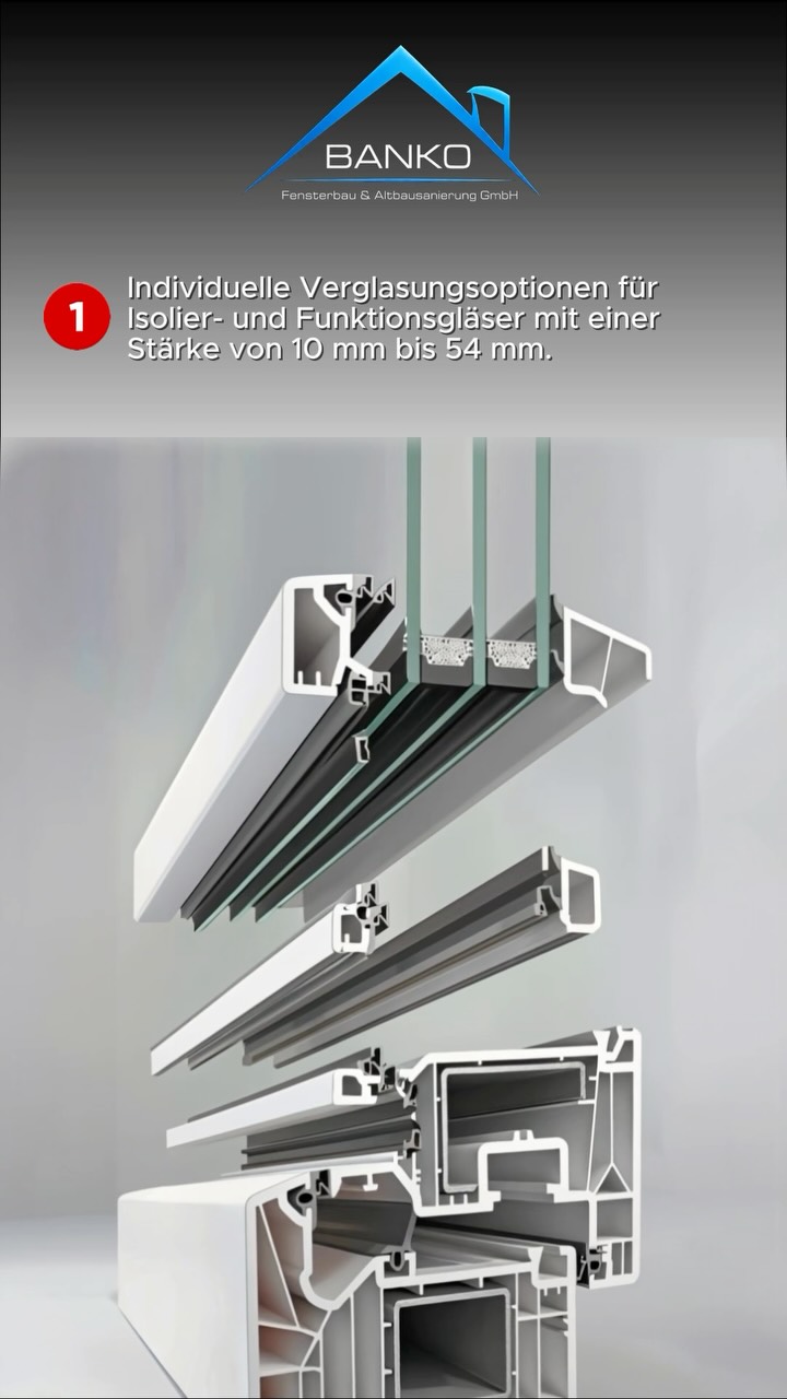 Was ein gutes Fenster ausmacht, sieht man nicht immer auf den ersten Blick.
Entscheidend ist, was im Profil steckt.
Schüco FocusIng Fenstersysteme verbinden durchdachte Konstruktion mit hohem Wohnkomfort:
– individuelle Verglasungsoptionen von 10 bis 54 mm
– klare, schlanke Rahmenansichten für mehr Lichteinfall
– zwei Dichtungsebenen zum Schutz vor Wind, Regen und Außengeräuschen
– integrierte Stahlprofile für hohe Stabilität
– 5/6-Kammer-Konstruktion mit guten Wärmedämmeigenschaften
– Innenkerne mit bis zu 50 % Recyclingmaterial
So entsteht ein Fenstersystem, bei dem Technik, Effizienz und Gestaltung zusammenarbeiten.
Bei BANKO achten wir deshalb nicht nur auf das Produkt selbst, sondern auch auf die passende Planung und fachgerechte Montage.
📍 München & Umgebung
#BankoFensterbau #Schüco #FocusIng #Fensterbau #PVCFenster